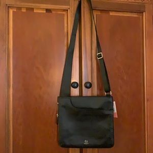 Radley Pockets Black Leather Bag New with tags
